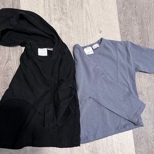 2 longsleeve Zara kids boys shirts 12-18 month